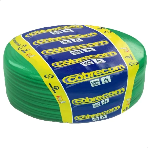 CABO FLEXIVEL ROLO C/ 100M 2,50MM VERDE - COBRECOM