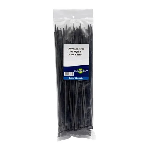 ABRAC NYLON PR 7.6MM X 250MM C/ 50 UN - BRASFORT