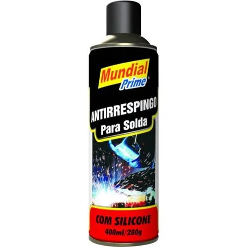 ANTIRRESPINGO P/ SOLDA C/ SILICONE SPRAY 280G - MUNDIAL PRIME