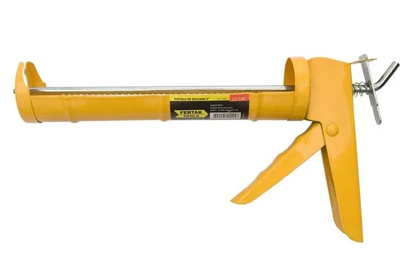 APLICADOR SILICONE 9'' CHAPA AMARELO - FERTAK