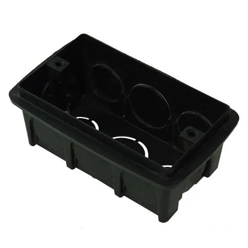 CAIXA DE LUZ 4 X 2  PRETA - GERPLAST