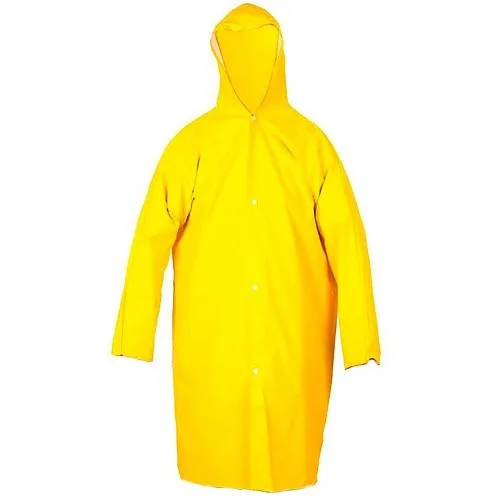 CAPA DE CHUVA C/ CAPUZ AMARELA (G) - PLASTCOR