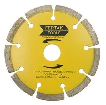 DISCO DIAMANTADO SEGMENTADO 4.1/2" - FERTAK