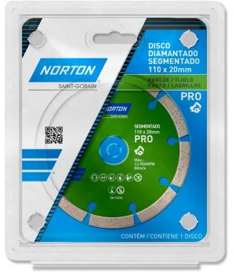 DISCO DIAMANTADO PRO SEGMENTADO 4.1/2" (VERDE) - NORTON