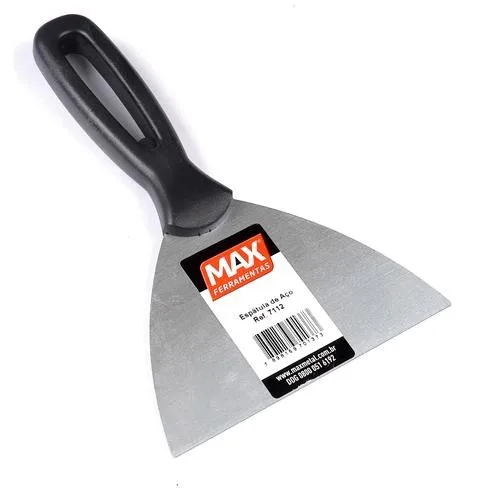 ESPATULA FLEXIVEL CABO PLASTICO 10CM - MAX