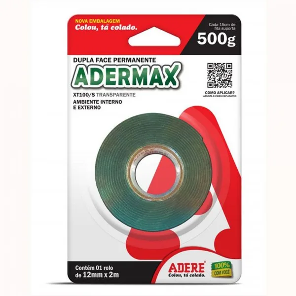 FITA DUPLA FACE VHB 12MM X 2M - ADERE