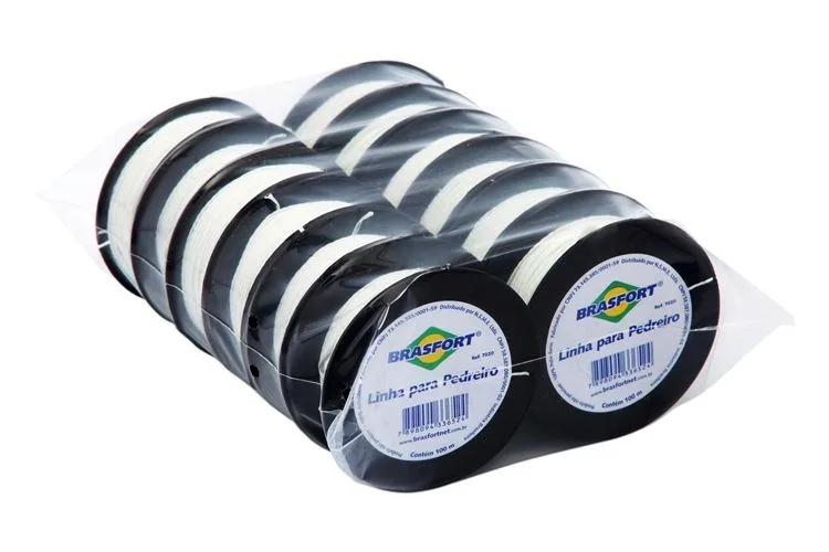 LINHA PEDREIRO TRANCADA C/ 100M - BRASFORT