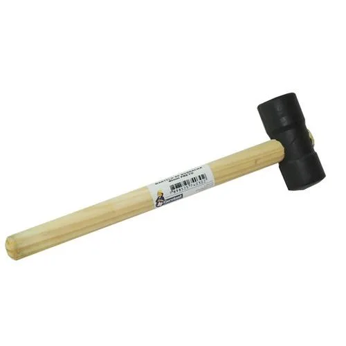 MARTELO BORRACHA 80MM PRETO - GERPLAST