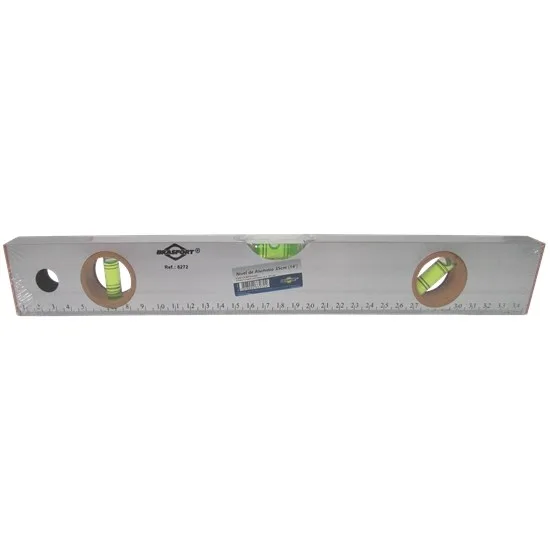 NIVEL ALUMINIO 16'' 40CM - BRASFORT