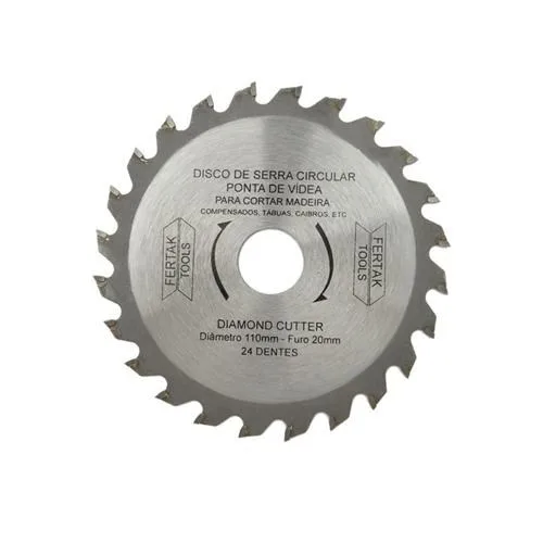 DISCO SERRA CIRC. WIDEA 7.1/4 X 40D X 20MM - FERTAK
