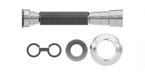 SIFAO TUBO EXTENSIVO UNIVERSAL CROMADO METALIZADO - BLUKIT