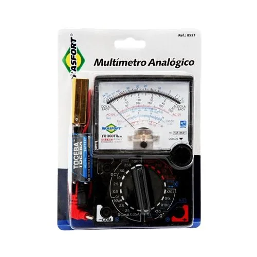 MULTIMETRO ANALOGICO PROFISSIONAL - BRASFORT