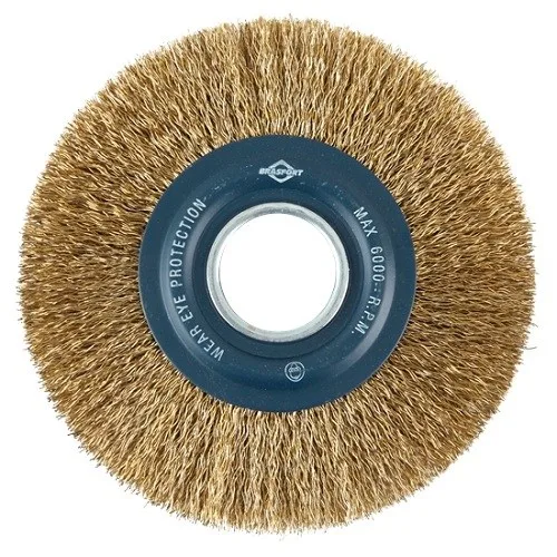 ESCOVA ACO CIRCULAR D. 6'' X A.1/2'' A/LT - BRASFORT