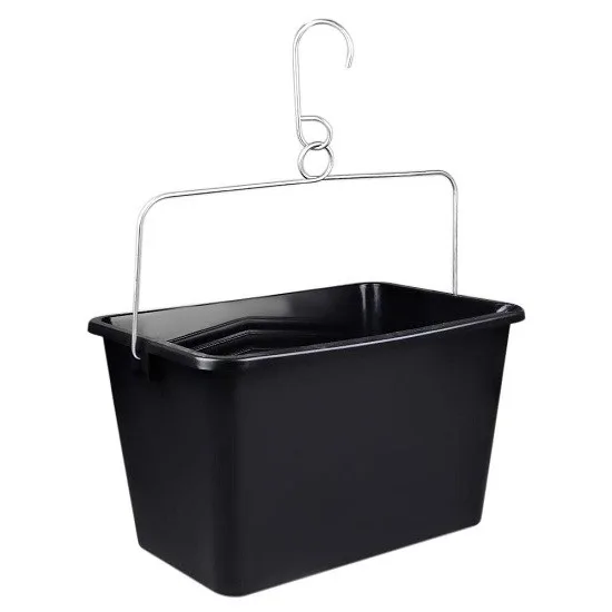 CACAMBA PLASTICA P/ PINTURA PRETA 10L - PINCEIS ATLAS