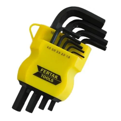 JG. CHAVE ALLEN CURTA C/ 9 PC CRV - FERTAK
