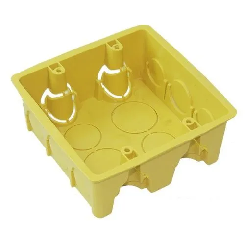CAIXA DE LUZ 4 X 4 AMARELA - GERPLAST