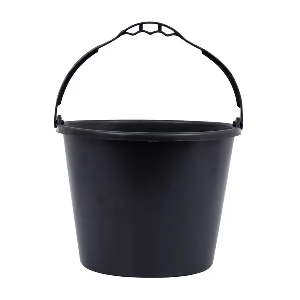 BALDE PLASTICO PRETO 12L  - ZUMPLAST