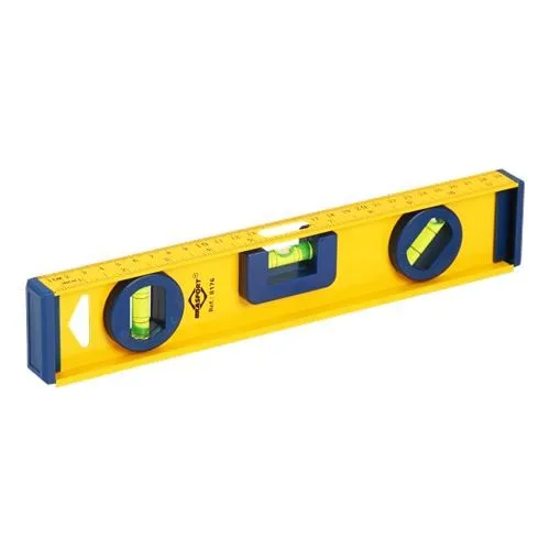 NIVEL ALUMINIO BASE MAGNETICA 12'' 30CM - BRASFORT