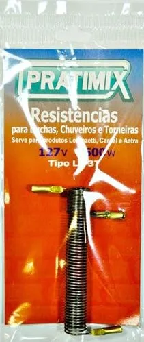RESISTENCIA 3 TEMP. LORENZETTI 5500W 127V (A) - PRATIMIX