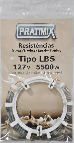 RESISTENCIA 4 TEMP. BELLA C/ SUPORTE LORENZETTI 5500W 127V (E) - PRATIMIX