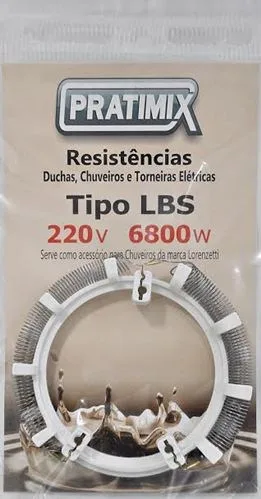 RESISTENCIA 4 TEMP. BELLA C/ SUPORTE LORENZETTI 7500W 220V (F) - PRATIMIX