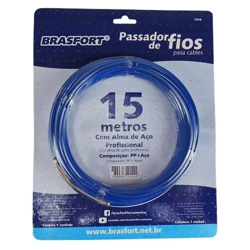 PASSADOR DE FIOS 15M C/ ALMA DE ACO - BRASFORT