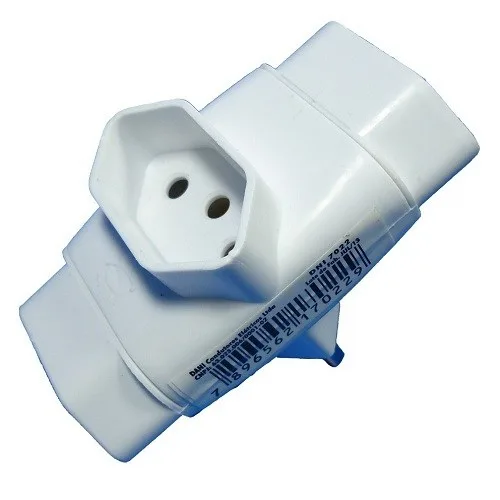 PINO ADAPTADOR T BRANCO (PADRAO NORMATIZADO) -