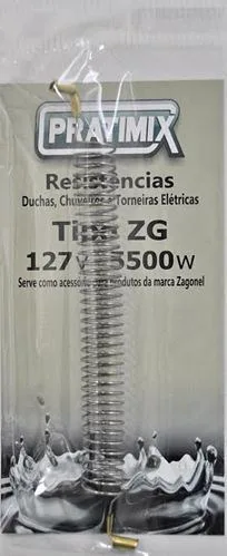 RESISTENCIA MASTER ZAGONEL 5500W 127V (O) - PRATIMIX