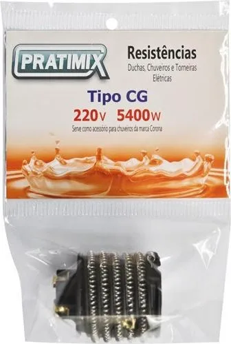 RESISTENCIA GORDUCHA CORONA 5400W 220V (Z) - PRATIMIX