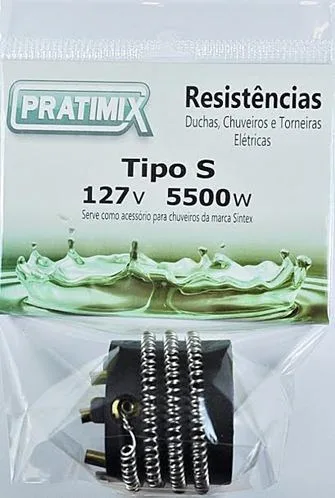 RESISTENCIA SINTEX 5500W 127V (M) - PRATIMIX