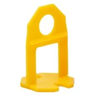 ESPACADOR NIVELADOR PISO FIT 4,0MM AMARELO C/ 50 UN - MOLDIMPLAS