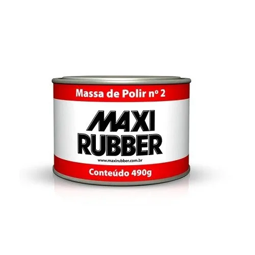 MASSA POLIR Nº2 490G - MAXI RUBBER