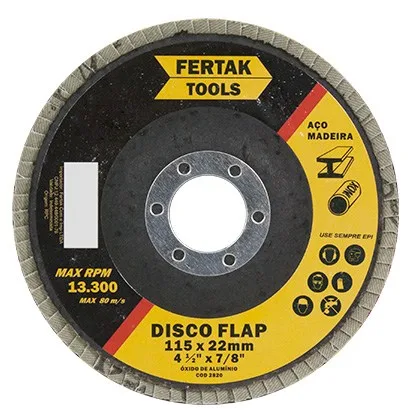 DISCO FLAP CONICO 4.1/2'' G. 120 - FERTAK