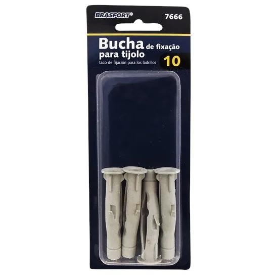 ENC. BUCHA DE FIXACAO TIJOLO B. 10  C/4 - BRASF