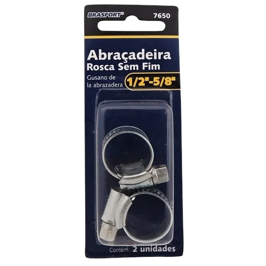 ENC. ABRAC. ROSCA SEM FIM (A) 1/2X5/8 C/2 - BRASF