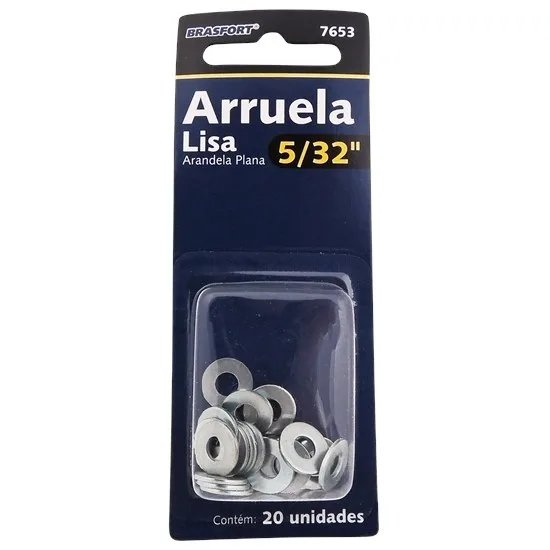 ENC. ARRUELA LISA (A) 5/32   C/20 - BRASFORT