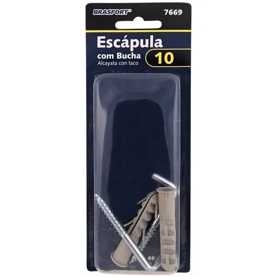 ENC. ESCAPULA COM BUCHA 10  C/2 - BRASFORT