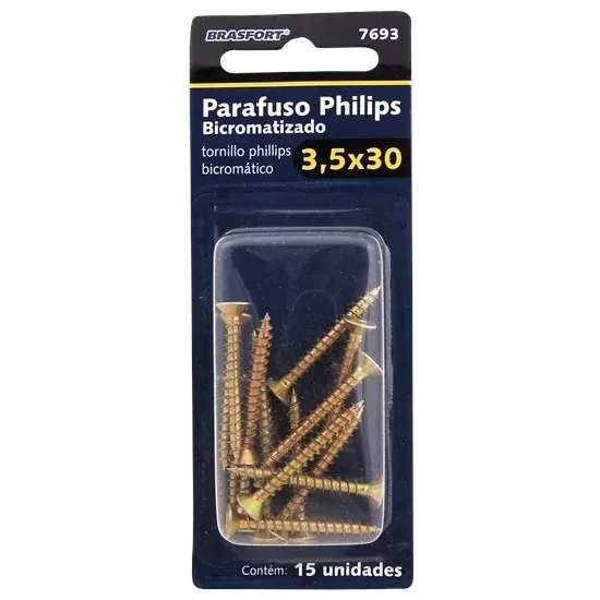 ENC. PARAF PHILIPS BICROM. 3,5 X 30  C/15 - BRASF