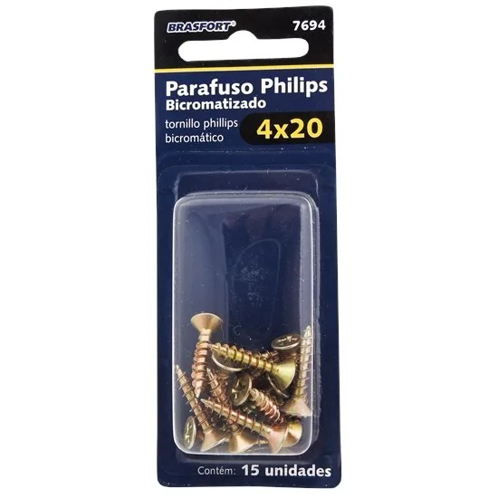 ENC. PARAF PHILIPS BICROM. 4,0 X 20  C/15 - BRASF