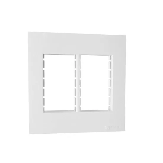 PEE UNA MAX PLACA 4X4 C/ 6 POSTO RETANGULAR BRANCO