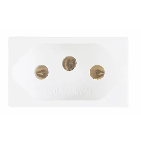 PEE UNA MODULO TOMADA 2P+T 20A BRANCO