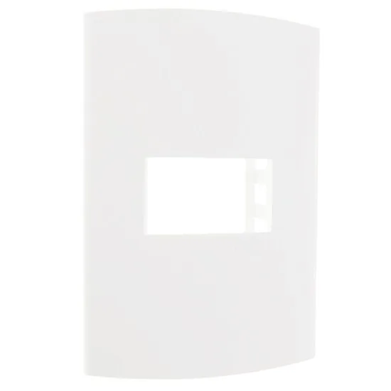 PEE ALFA PLACA 4X2 C/ 1 POSTO RETANGULAR BRANCO