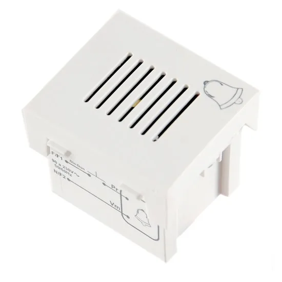 PEE ALFA MODULO CAMPAINHA DIMDOM 2 FIOS BIVOLT BRANCO