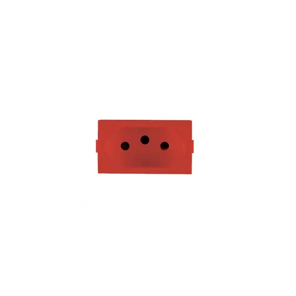 PEE ALFA MODULO TOMADA 2P+T 20A VERMELHO