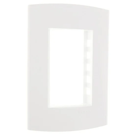 PEE ALFA PLACA 4X2 C/ 3 POSTO RETANGULAR BRANCO