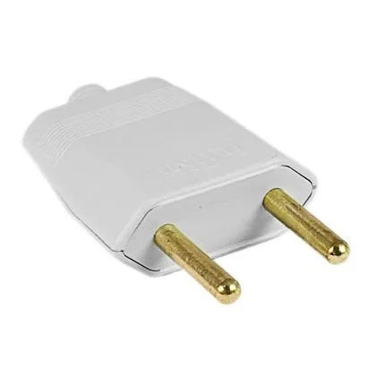 PINO MACHO 10A 2P BRANCO - FFS