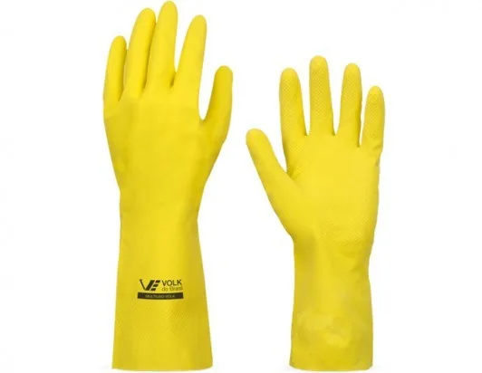 LUVA LATEX AMARELA T. 10 (EG) - VOLK