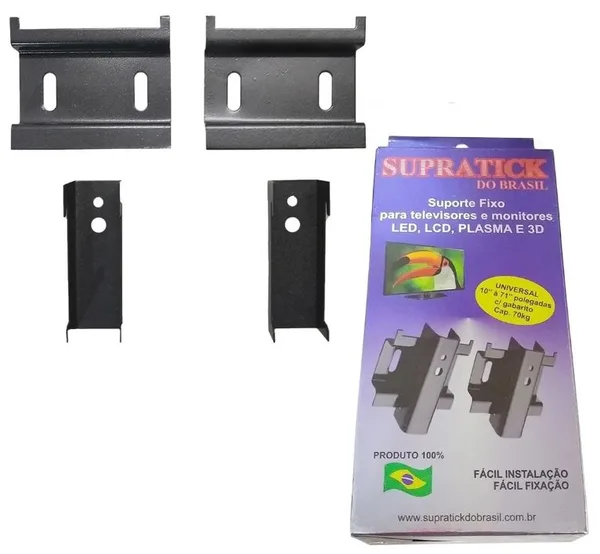 SUPORTE TV FIXO UNIVERSAL 10'' A 71'' REFORCADO - SUPRATICK