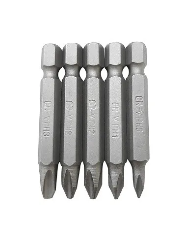 JG. BITS PHILIPS PH2 50MM LONGO CRV C/ 5 PC - FERTAK