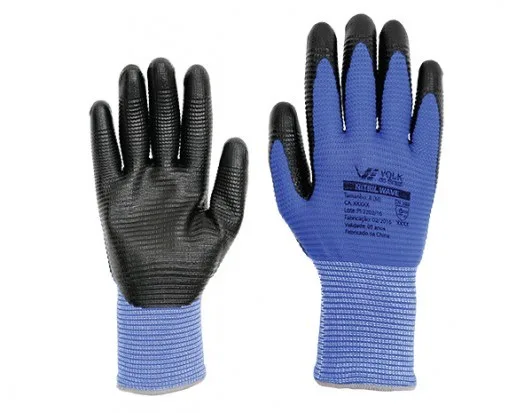 LUVA NITRIL WAVE AZUL T. 8 (M) - VOLK